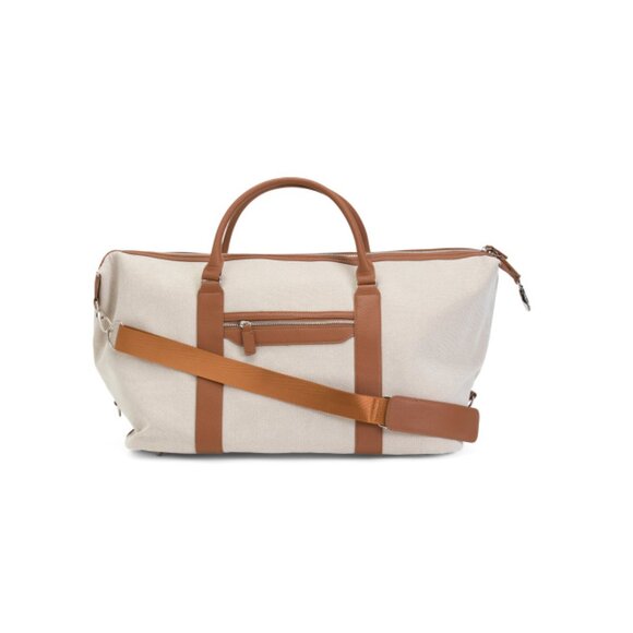 BROUK AND CO Nude/Black Canvas Capri Duffel